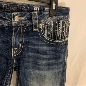 Miss me signature-rise boot cut jeans size 28